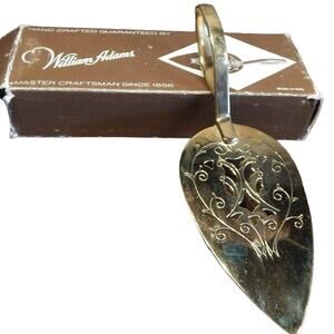 William Adams Silver Plate Pastry Server~Italy